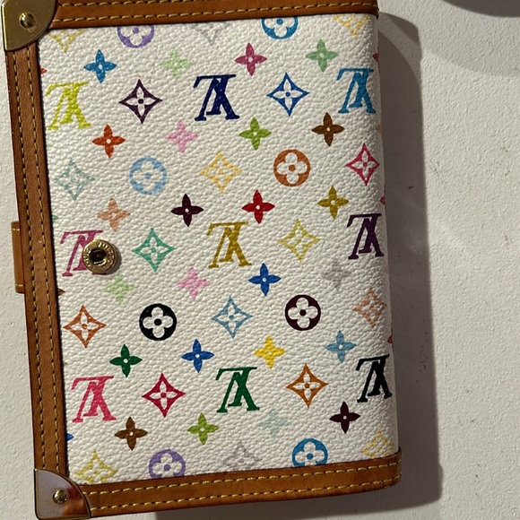 (SOLD) Louis Vuitton Monogram Multicolor Small Ring Agenda - Picture 11 of 12